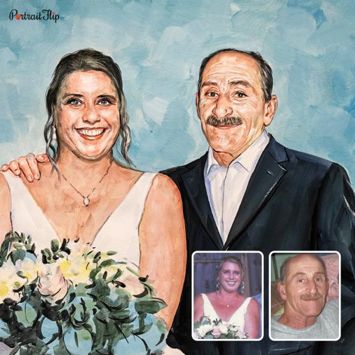 Compilation Wedding Pastel Portraits