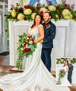 Couple Wedding Acrylic Portraits