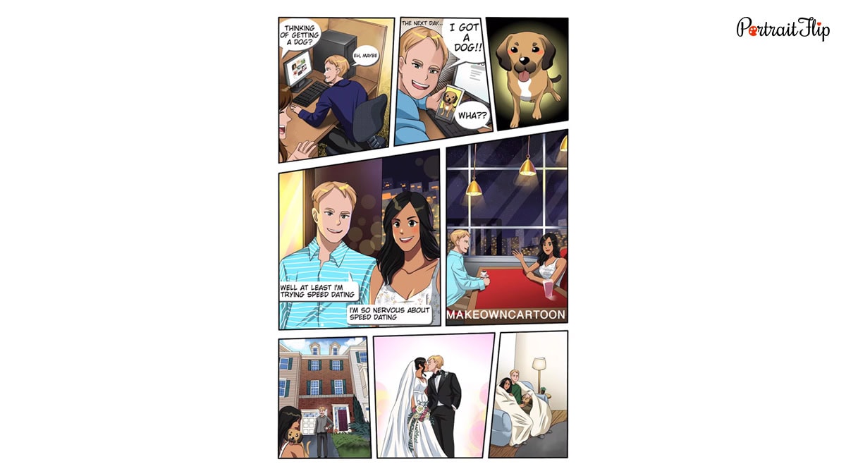 Custom comic book