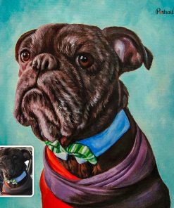 Dog Acrylic Portraits