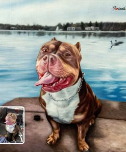 Dog Oil Painting