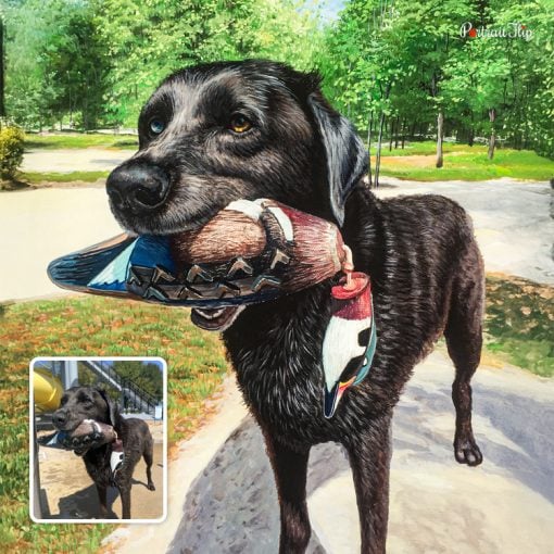 Dog Pastel Painting