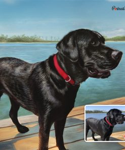 Dog Watercolor Painting