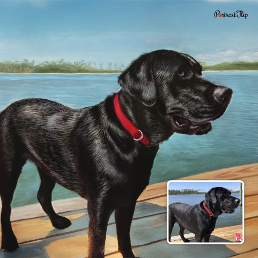 Dog Watercolor Painting
