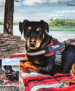 Handmade Dog Pastel Portraits