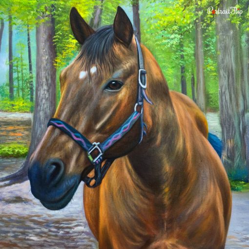 Horse Oil Portraits