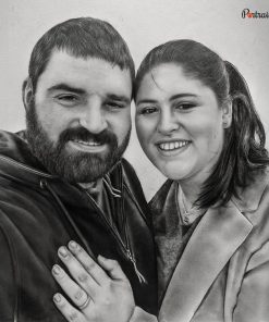 Wedding Charcoal Portraits