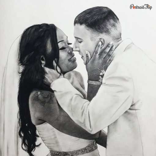 Wedding Pencil Portraits
