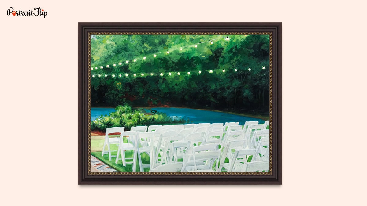wedding venue portrait