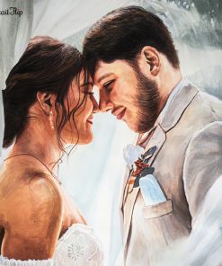 Wedding Watercolor Portraits