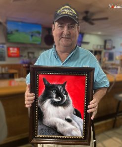 happy customer with Cat Pastel Portraits