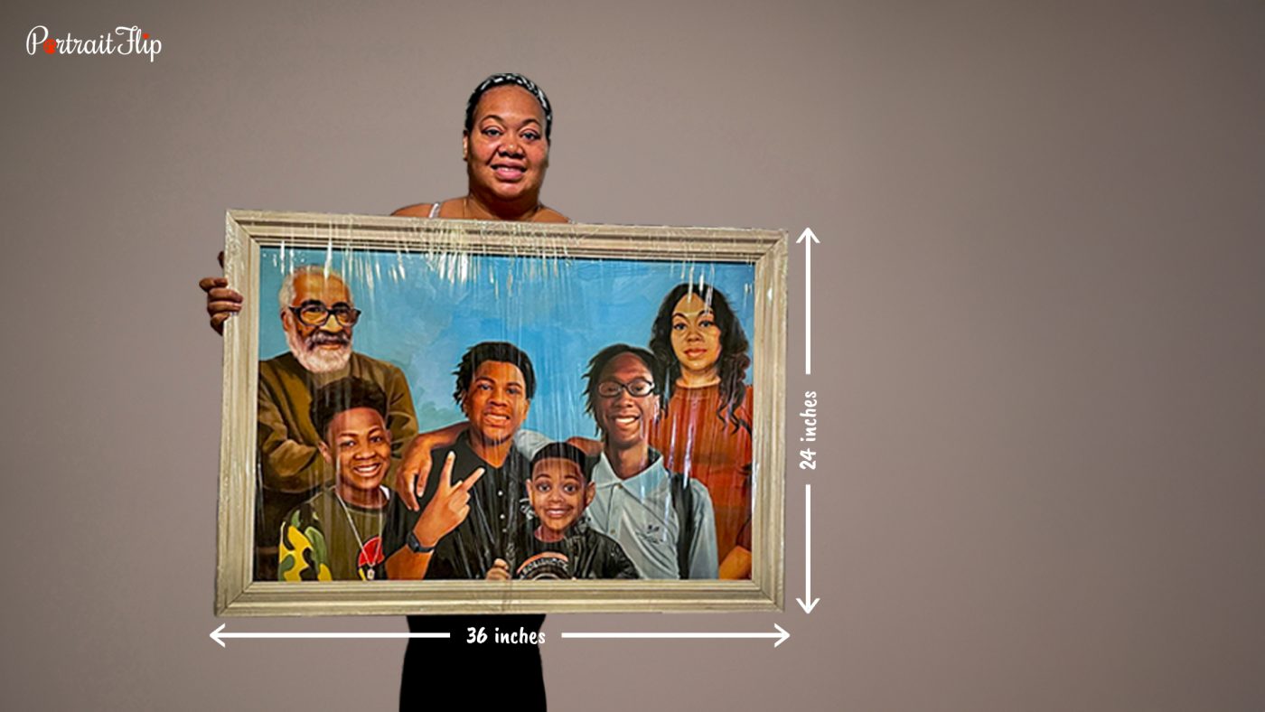 24x36 inch portrait
