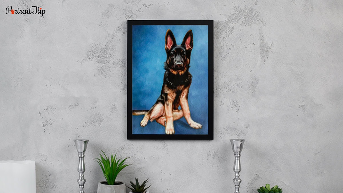 a handmade painting