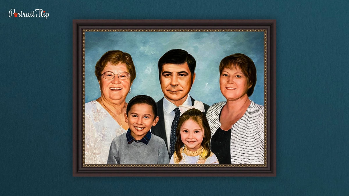 A handmade painting as a sympathy gift idea