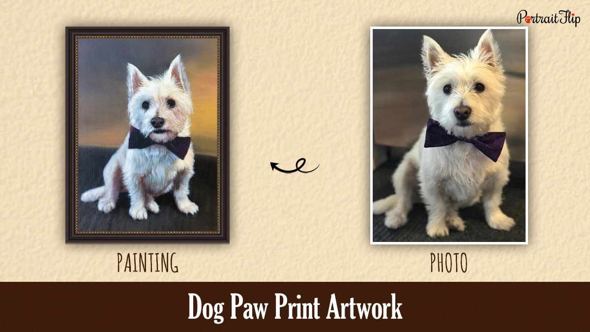 Dog Paw Print Artwork