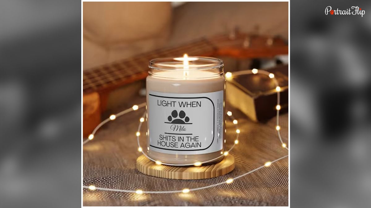 Dog-Themed Candles