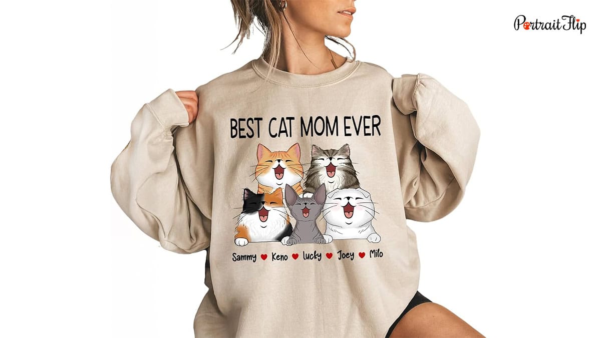 cat themed hoodie