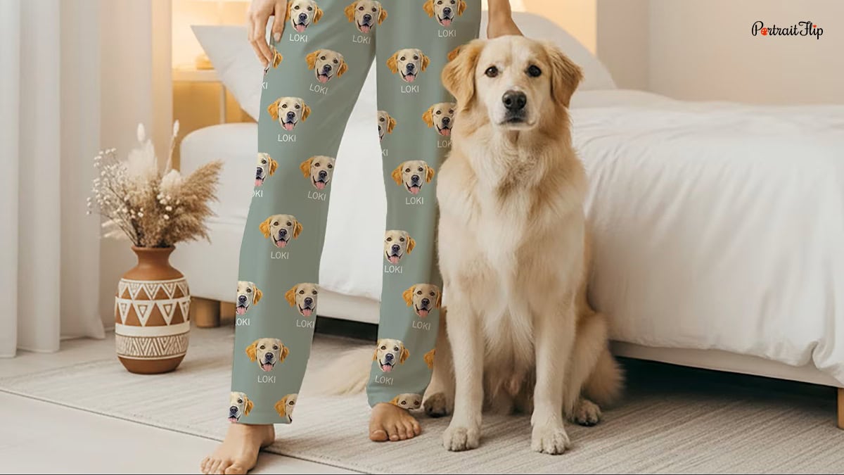dog printed pajamas