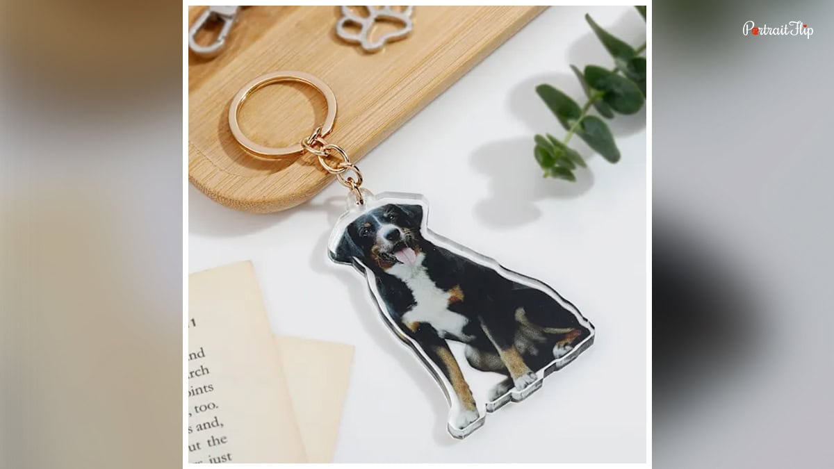 Personalized Dog Keychain