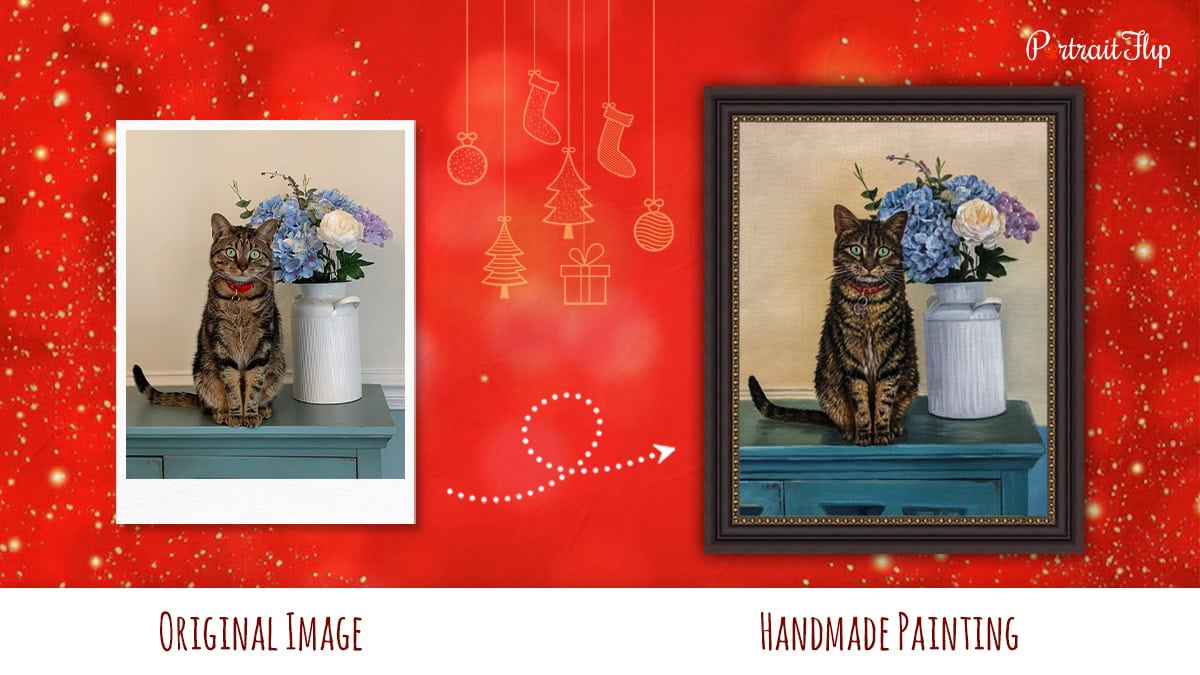 A pet portrait by Portraitflip