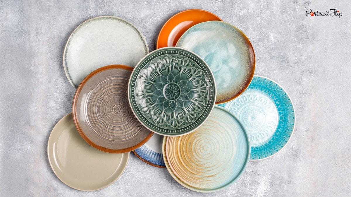 A Set of Ceramic Plates