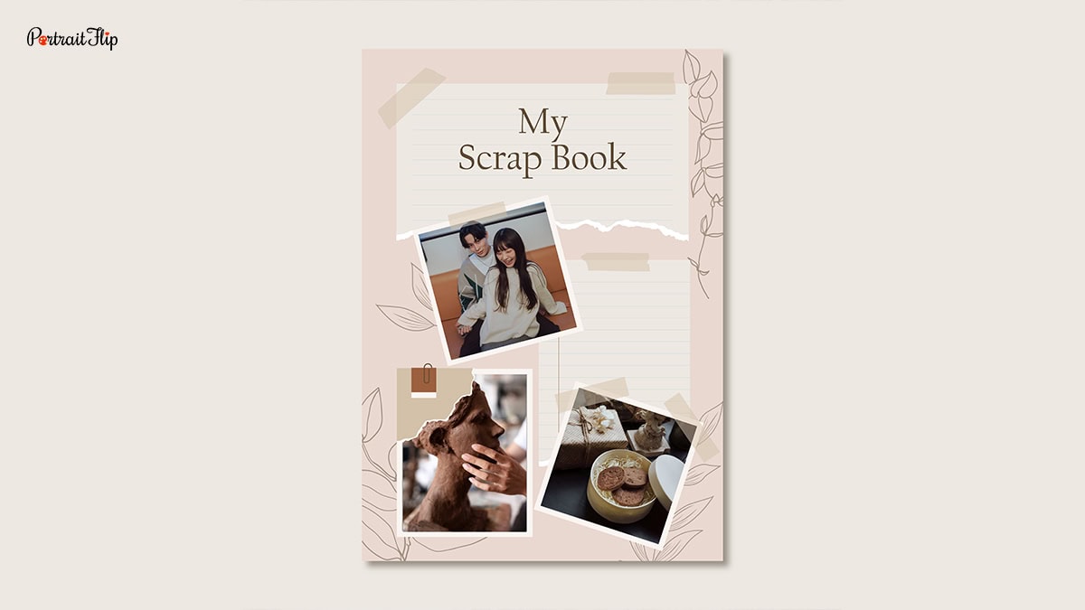 Scrap book cover