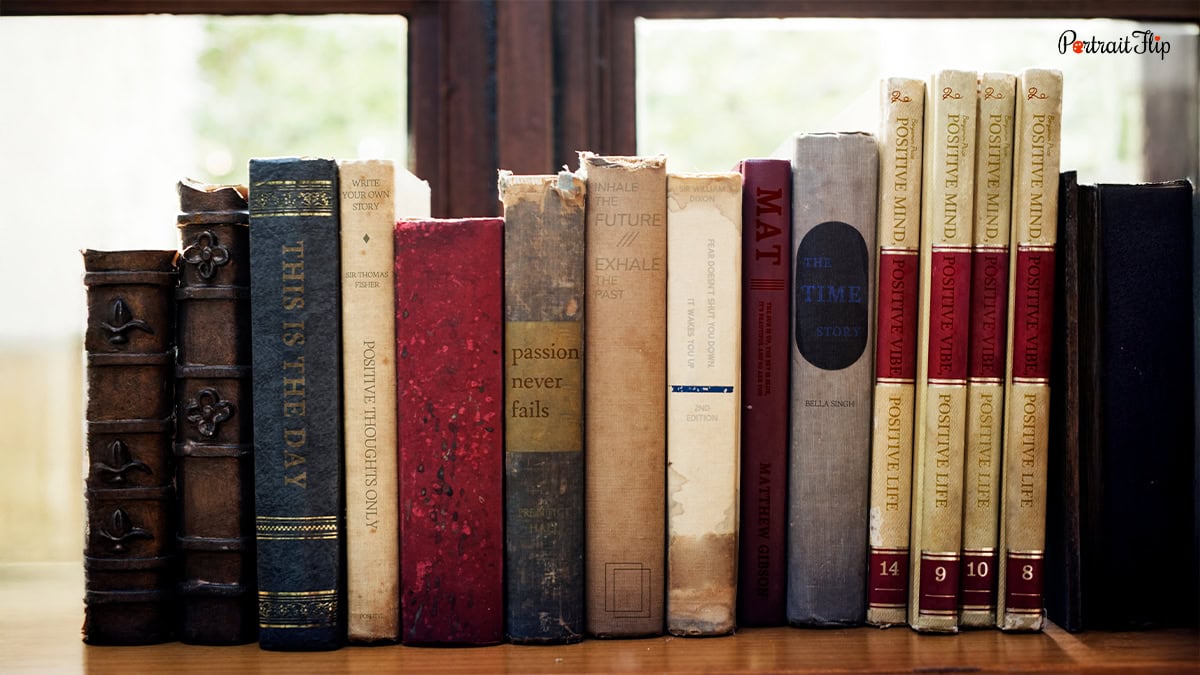 Books kept in sequence