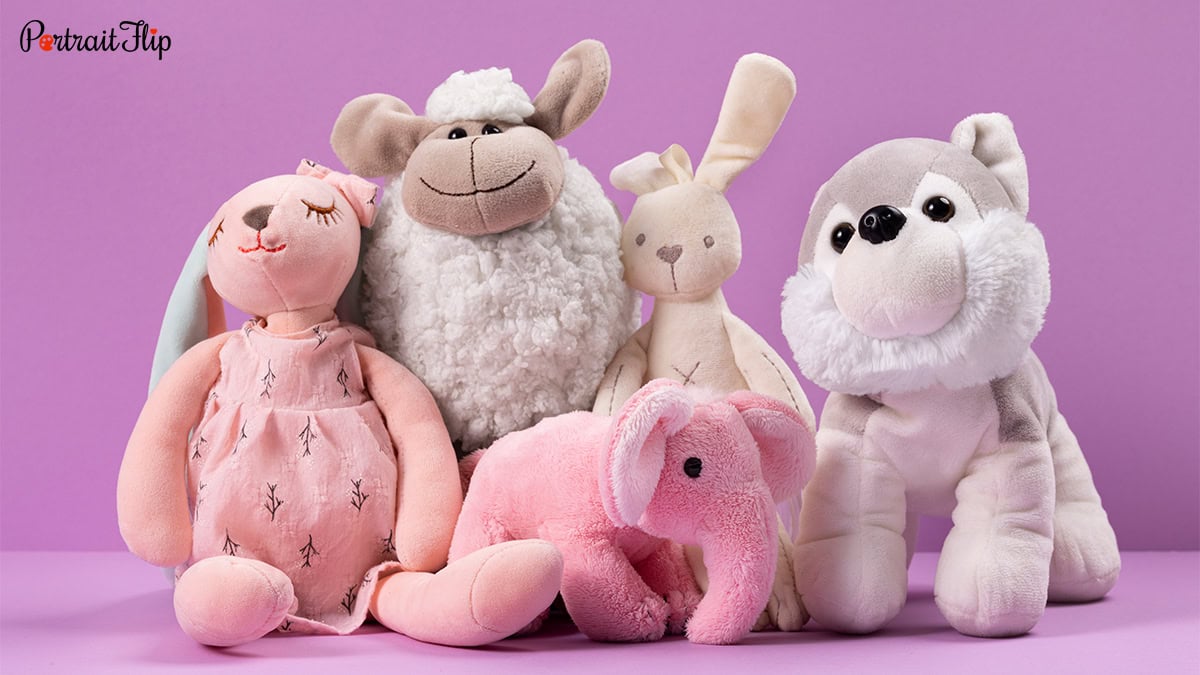 Set of Plush Toys