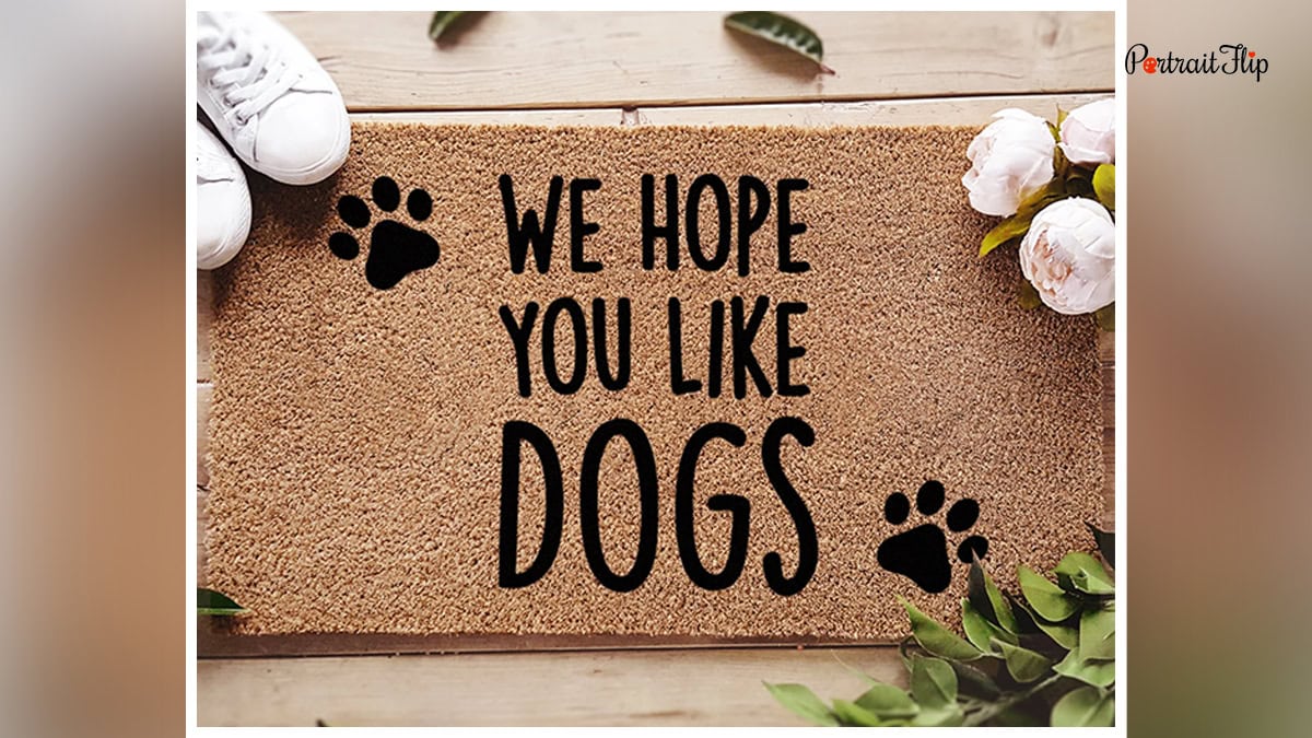 Dog Lover Welcome Mat