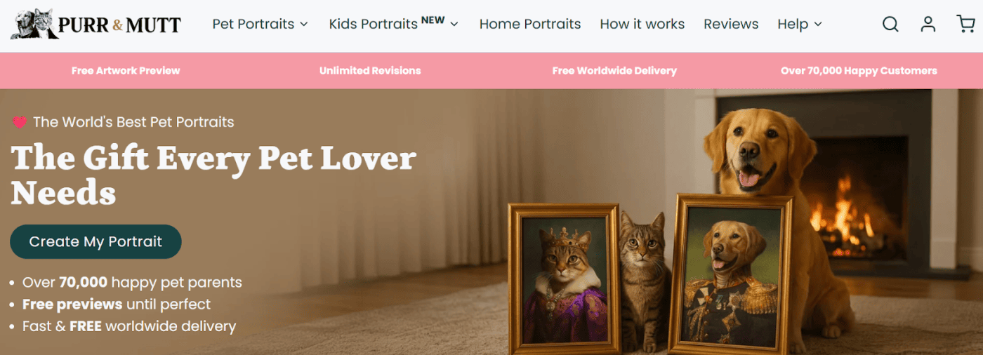 Purr & Mutt Website