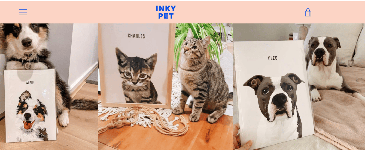 Inky Pet website