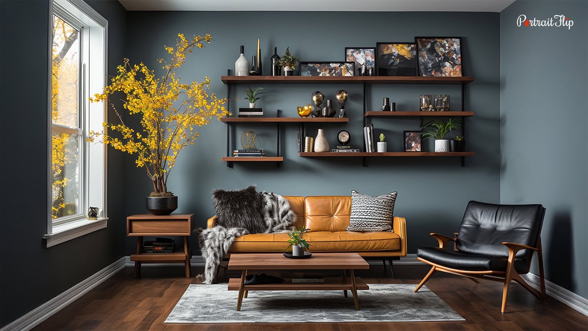 Multi-Functional Shelving on a wall