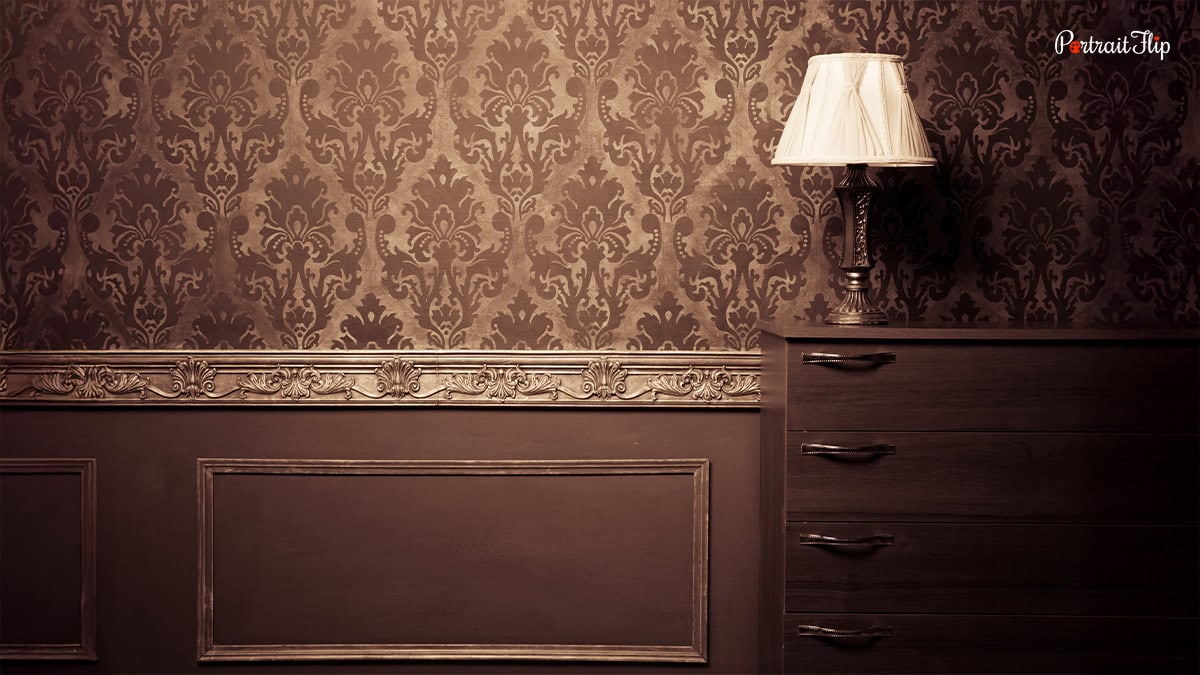 Wallpaper Look on the wall