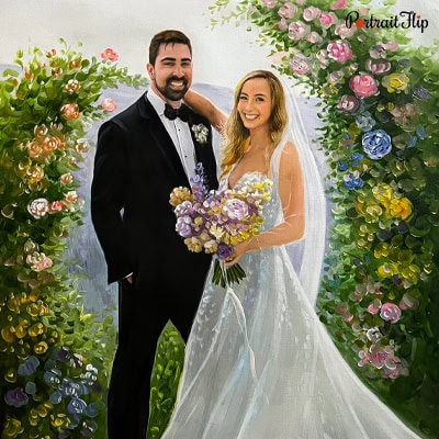 Wedding Oil Painting