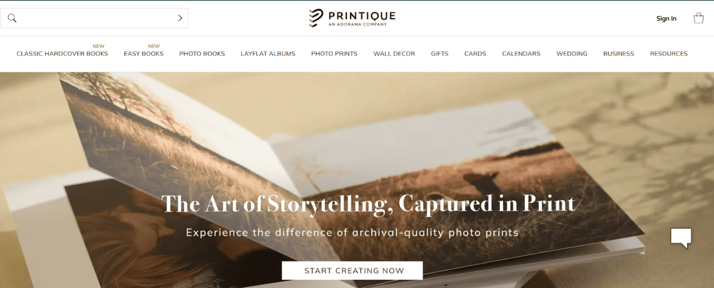 Printique website