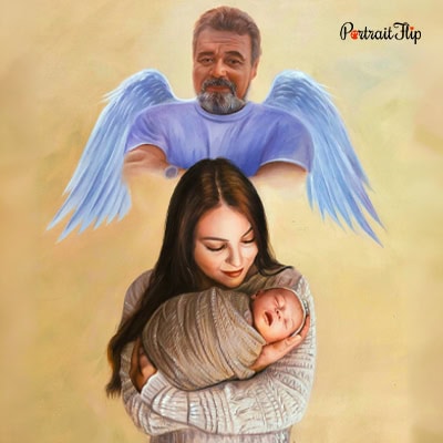Memorial Oil Painting