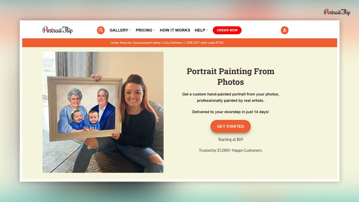 PortraitFlip website
