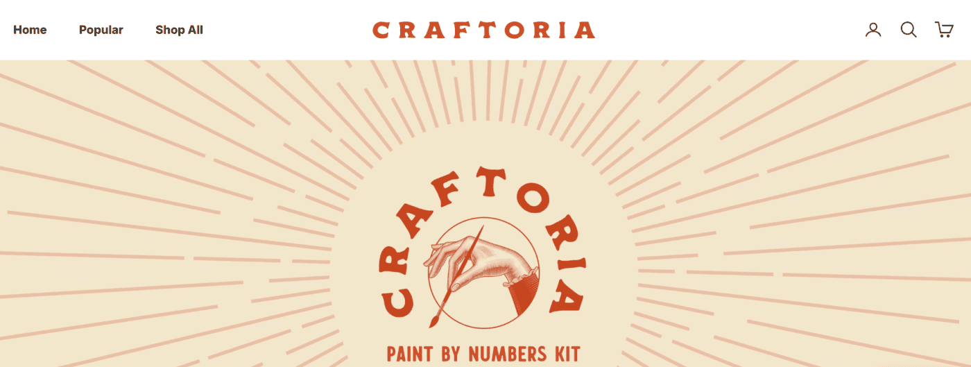 Craftoria website