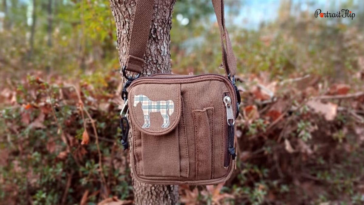 Horse-Themed Crossbody Shoulder Bag