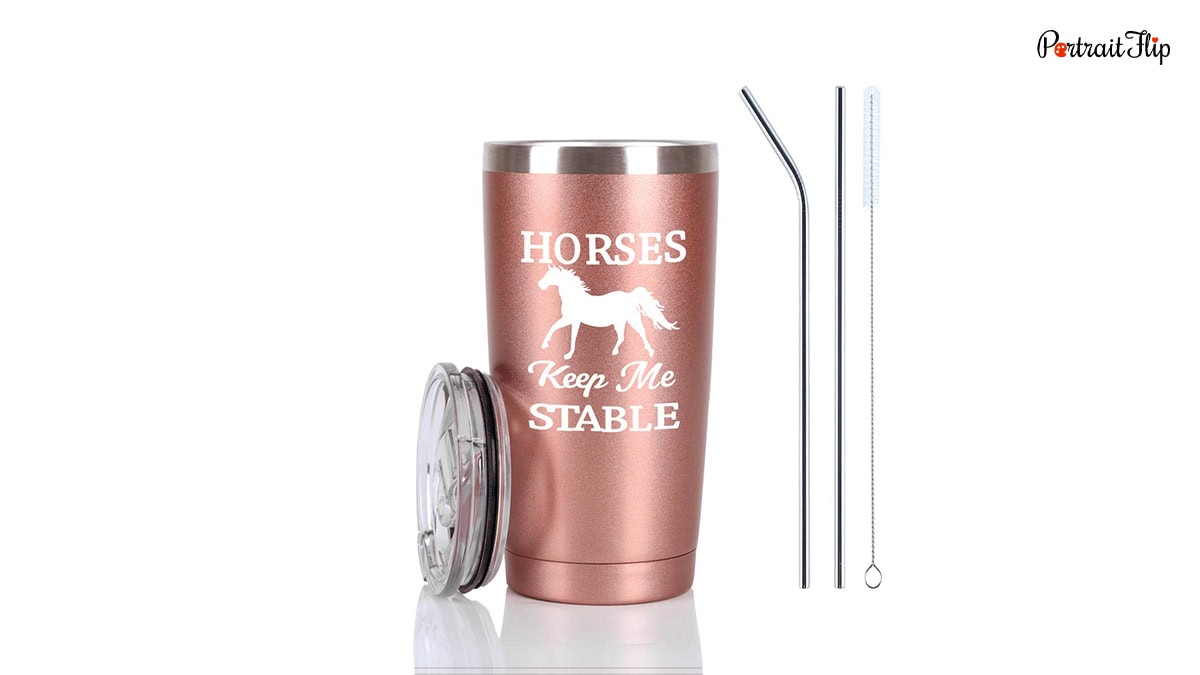 Horse-Themed Tumbler