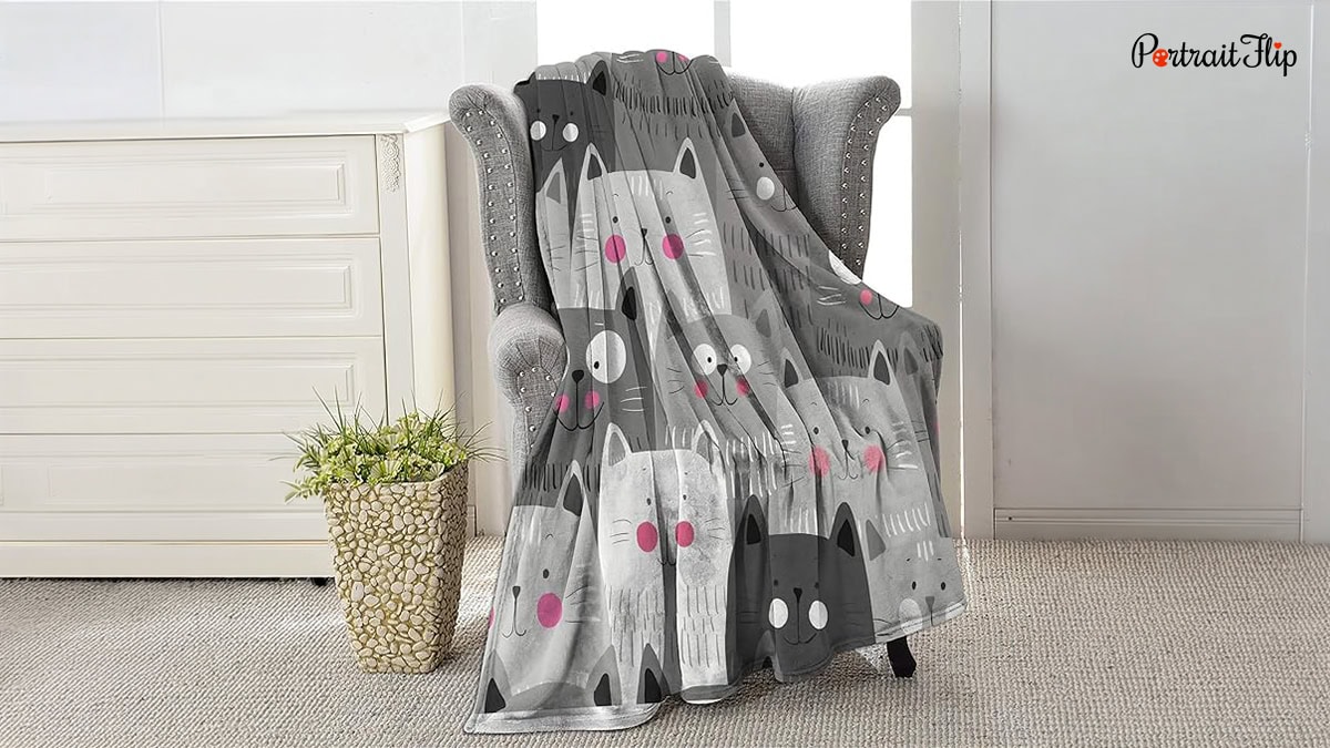 Cat Printed Blanket