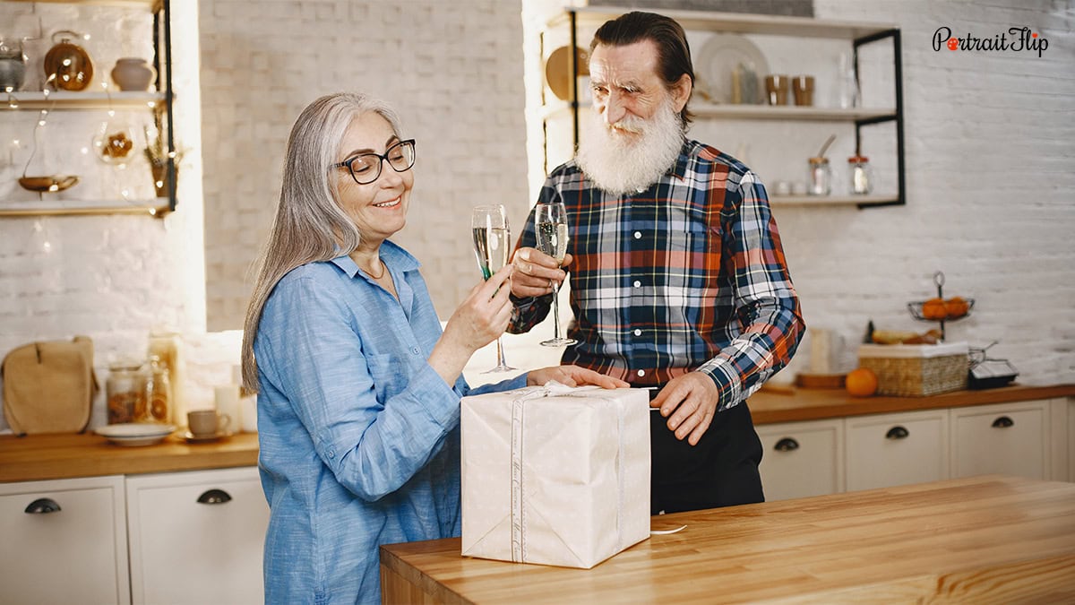 Custom Anniversary Wine Box