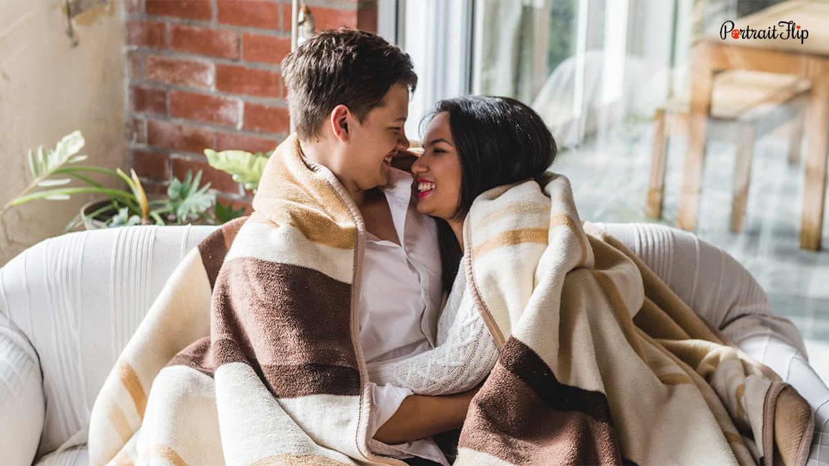 Custom Couple Blanket