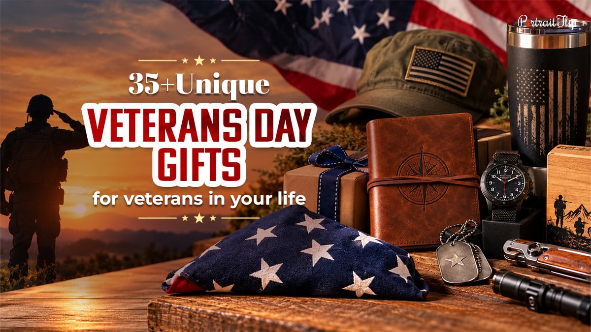 veterans day gifts list showing many gifts for veterans